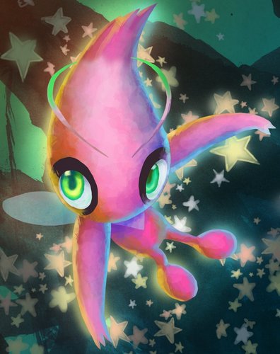 -giggles- Celebi -goes through time portal- Hehe~