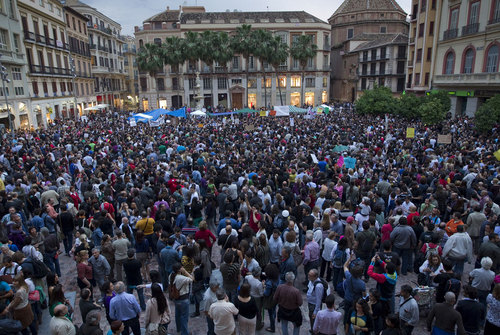 Difusión de las actividades del Movimiento 15M en Andalucía
