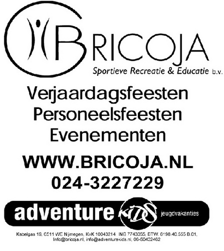 bricoja's profile picture. PERSONEELSFEESTEN, EVENEMENTEN, JEUGDVAKANTIES EN VERJAARDAGFEESTEN. U BEDENKT WIJ VERZORGEN, WIJ VERZORGEN U BLEEFT..KIJK OP ONZE SITE VOOR ALLE ARRANGEMENTEN