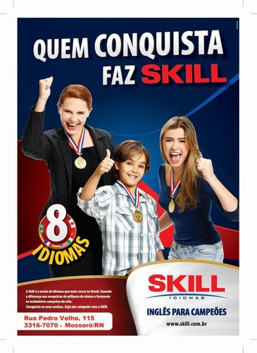Escola de idiomas.