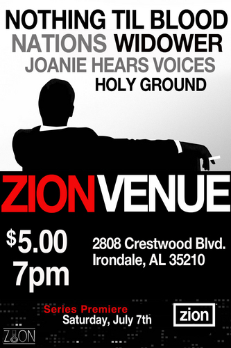 ZionVenue's profile picture. Brand new venue opening in Birmingham(Crestwood) on July 7th, 2012. We are a positive place to hang out and enjoy great music.