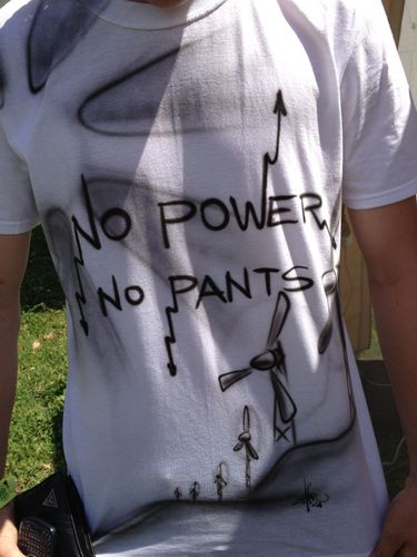 NoPowerNoPants's profile picture. We're a renewable energy initiative by @aycc Central Coast getting 500 people to take off their pants for renewables...