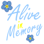 Alive in Memory is a grief support site created by a bereaved mother, who documents what it's like to live with grief, as well as her journey of healing.