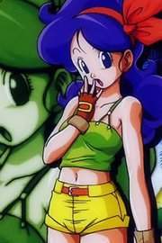 Hello I'am Ranchi Briefs. I'am fusion of Ranchi and Bulma. But, this is not true. Okay no picture of the fusion Ranchi and Bulma. Please Follow me 
=) ^//_//^