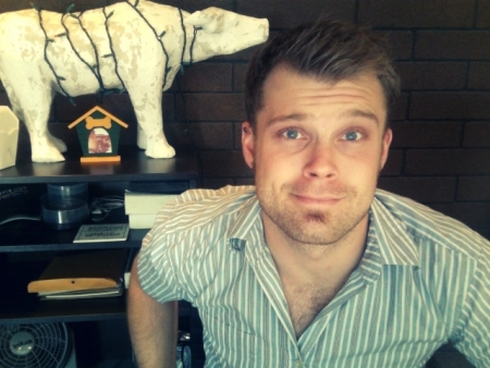 An illustrator, a web designer, a graphic designer & Owner of SD Luv Co. - all neatly packaged into one chipper dude.
