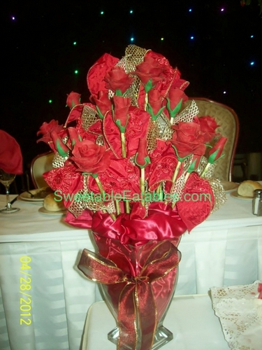 The exquisite, handcrafted chocolate and candy flower/ plant arrangement company. They're so beautiful, you won't want to eat them. And they taste incredible!