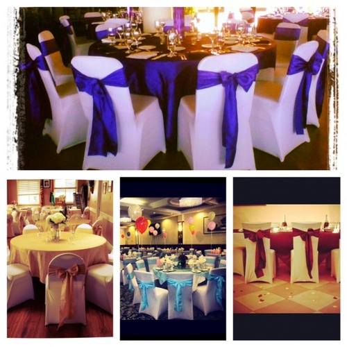 We are located in the Bay Area and offer Linen Rental & Set Up for local events. Feel free to contact us at BayAreaLinens@gmail.com for a price quote!