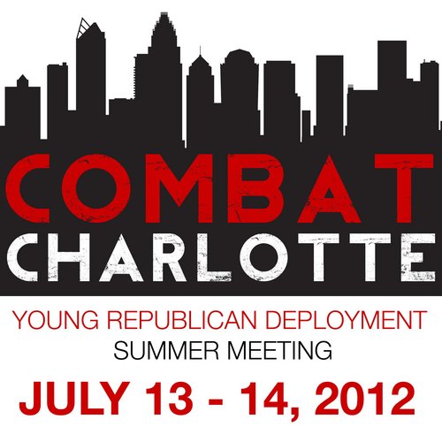 @CombatCharlotte is a weekend deployment style event of YRs on July 13–14, 2012 to meet & develop new ideas on youth engagement and campaign for GOP candidates.