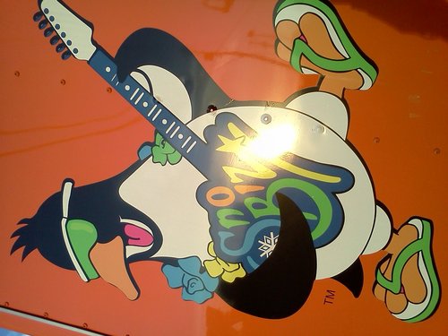 Hawaiian shaved ice! we are located by kum and go one in the orange trailor