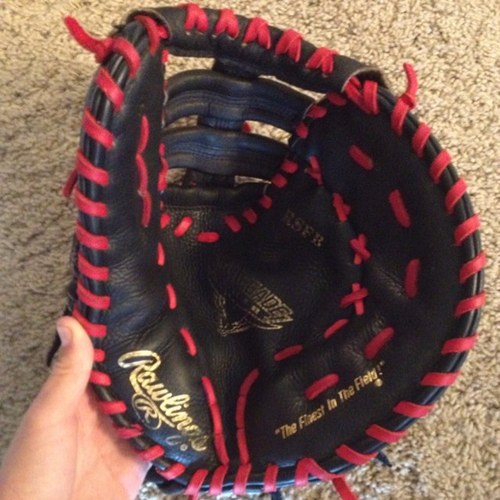 I relace any baseball glove. Many colors available to match your favorite team. Please visit my website for more information.