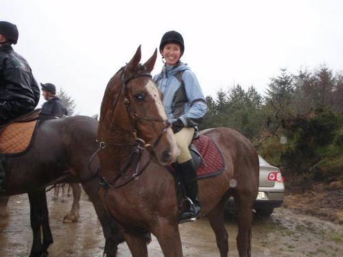 Horsewoman, Racing Fan, Hokie and Parrotthead! (and sometimes called the helmet nazi)