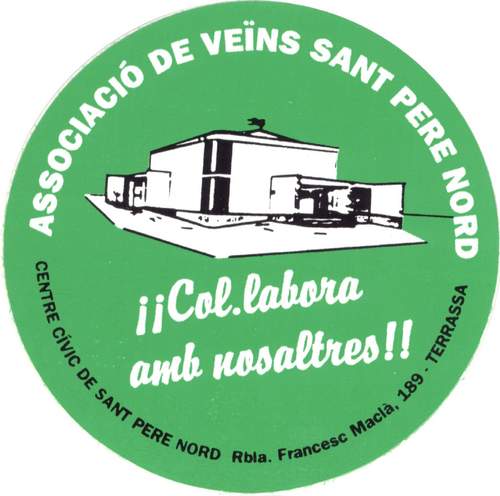 Perfil públic de l'Associació de veïns i veïnes de Sant Pere Nord a Terrassa.