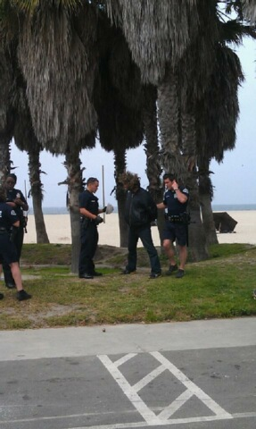 Just here watching the homeless ruin Venice Beach.