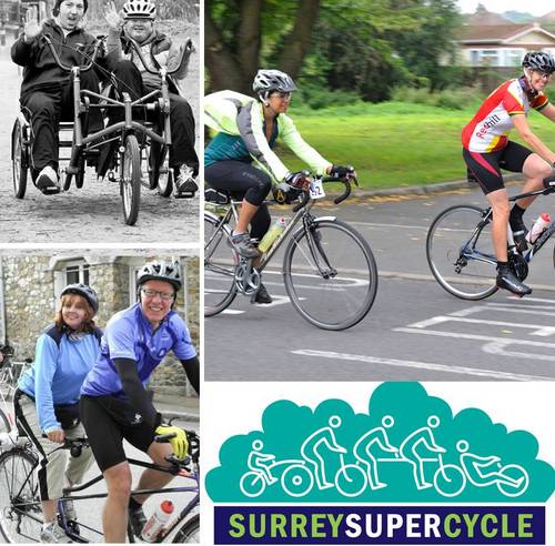 surreysupacycle's profile picture. Surrey Supercycle is an accessible event for all, enabling you to cycle, have fun & raise funds for your chosen disability charity. 14 July '13. Dunsfold Park