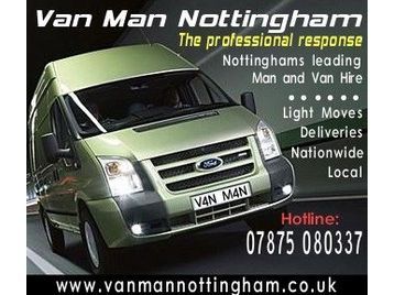 The Van Man Group is a leading Man and Van company based in Nottingham, that offers a Man and Van #Removals service in #Nottingham, #Derby and #Loughborough.