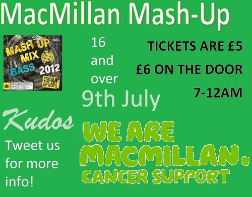 **HUGE** PARTY THIS SUMMER, KUDOS 9TH JULY. TICKETS ARE £5, 7-12AM. RAISING MONEY FOR MACMILLAN CHARITY, TWEET US FOR MORE INFO