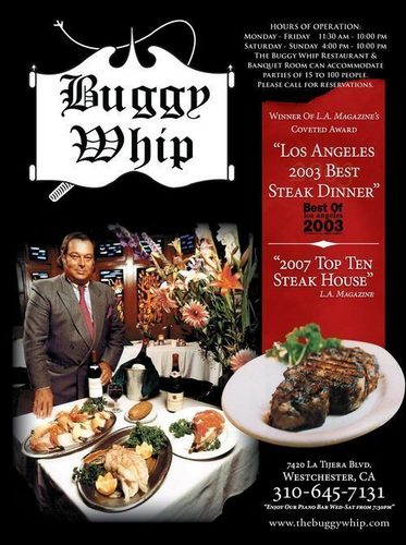 Please MAKE A NOTE: I am no longer working at BUGGY WHIP RESTAURANT. Sincerely, Anastasia Kramer. 07/27/2012  Thank you very much.