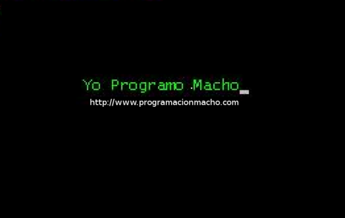 Programación Macho, el nuevo paradigma #programacionmacho