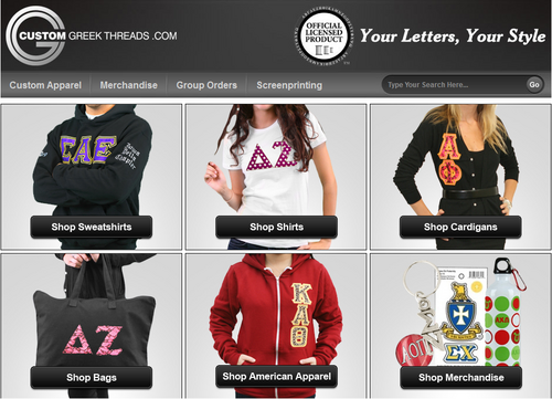 Custom Sorority and Fraternity Clothes and Merchandise
featuring American Apparel clothing
http://t.co/Dbtkvhevhd
