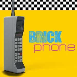 THE ORIGINAL 80's Brick Phone. Get your 80's on with this gnarly Bluetooth Brick Phone that hooks up to your iPhone, Android or any other cell phone.