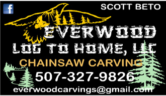 Started chainsaw carving in 2007. Specialize in making my carvings as true to life as I can. I also make benches, yard/driveway signs & wall plaques.