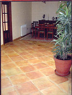 Suppliers of Terracotta floor tiles, Handmade terracotta tiles. Huge range for all your terracotta projects, internal and frostproof. 
Frostproof terracotta.