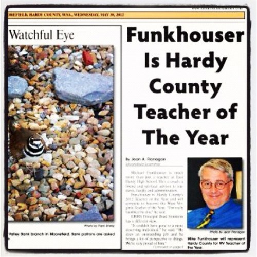 2013 WV Teacher of the Year. Academic Coach. Teacher Champion. UMC pastor