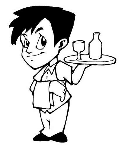 i wanted to be a server when i grew up