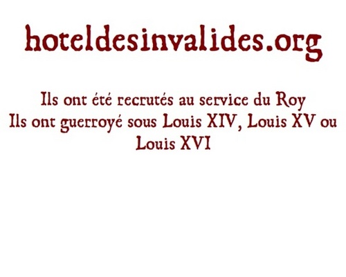 Pensionnaires reçus à l'Hôtel Royal des Invalides, crée par #LouisXIV, de 1673 à 1880. 25.200 communes, 167.200 actes intégraux. Compte géré par @guepier92