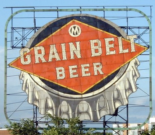 Grain Belt Beer Sign