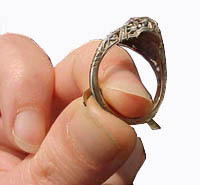 It's easy to tell your friends to View it Here(.com)- Providing Ring Peace of Mind Since 1999 - Ring Guards and Ring Size Adjusters.