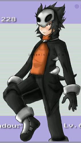 A houndour , likes dark and warms places has a strange scar, not sure how it got there, In love with: @lively_darkness Trainer: @Lyra_251,Son: @poke_egg1 ((RP))