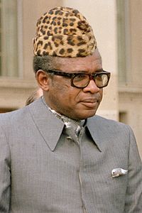 Second président de la République démocratique du Congo de 1965 à 1997 (le pays ayant été rebaptisé Zaïre de 1971 à 1997). #Team243