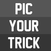 Pic Your Trick and share with friends. Follow your favorite skaters.  
Keep trickin!