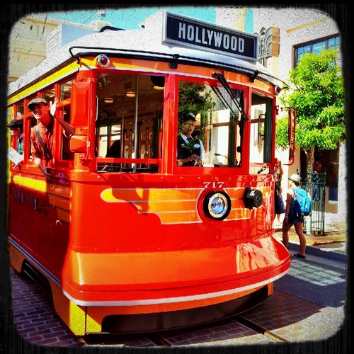 RedTrolley717's profile picture. Cruisin' back and forth between Buena Vista Street and the Hollywood Tower Hotel. Visit my sister @RedTrolley623! #RedCarTrolley