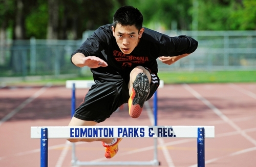 Despite popular opinion, I don't excel at either math nor ping pong. I like hurdles.