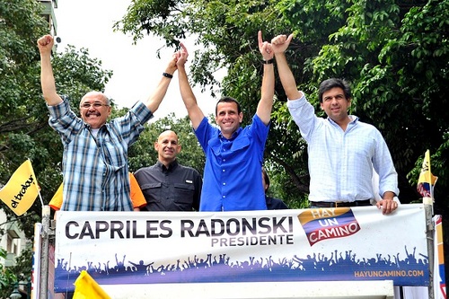 Caracas con Capriles. #CaprilesPresidente