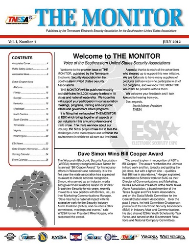 Published by the Tennessee Electric Association for the Southern Electronic Security Association
