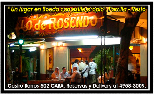 Lo de Rosendo unlugar en Boedo con estilo propio.