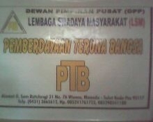 lsm_ptb's profile picture. KETUM    : ELYSA A. ROOROH.
SEKJEN   : MARTHEN MAXI. AGOUW
BENDUM  : AGUSTIN KATIANDHAGO