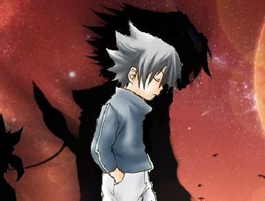 A young boy with a dark past he keeps to himself most of the time he doesn't talk to people unless he trust you enough to do so.