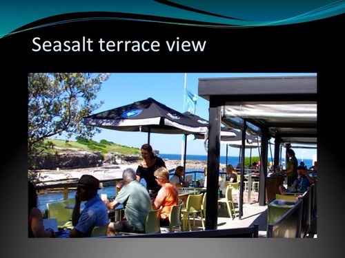 We are a cafe on Clovelly Beach and are open 7 days a week serving freshly cooked meals to order and great coffee. We are located in the park behind the busstop