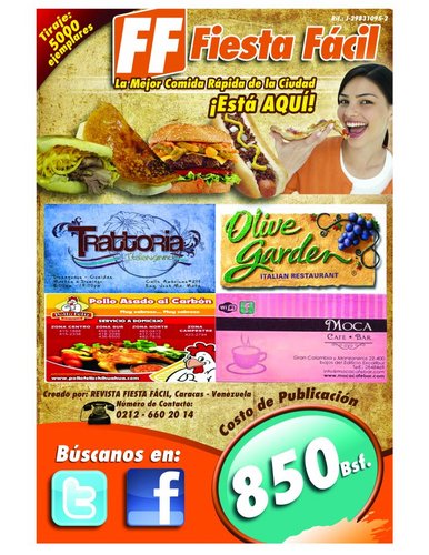 RevFiestaFacil's profile picture. Medio impreso dedicado a reunir proveedores de servicios para eventos, todo lo que necesitas a la hora de armar tu rumba!!