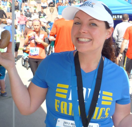 I am a mom.  I run a lot.  I play soccer for fun not because I am good at it.  I love to laugh and enjoy life.  
www.musingsofarunnergirl.blogspot