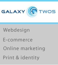 Galaxy TWOS provides e-commerce solutions, web design, online marketing, and print and identity services.