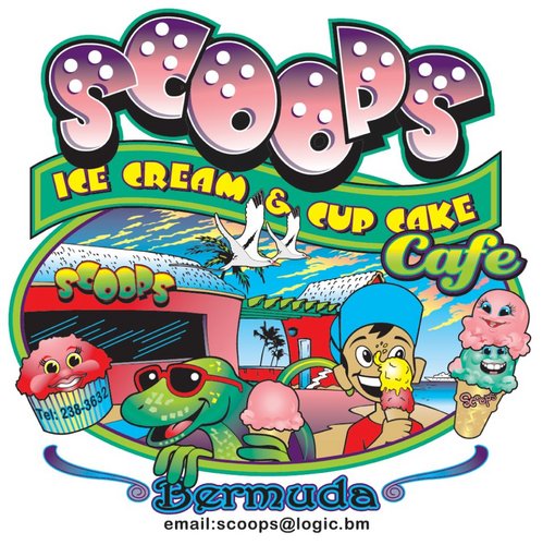 ScoopsBermuda's profile picture. SCOOPS ICE CREAM & CUP CAKE CAFE.
Come enjoy our homemade ice creams, sherberts, ice cream cakes, cup cakes, & SO MUCH MORE!   1 (441) 238-5382 scoops@logic.bm