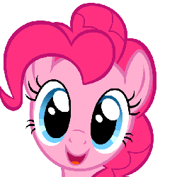Oi! O meu nome é Pinkie Pie e eu fiz essa festa só pra você! :D