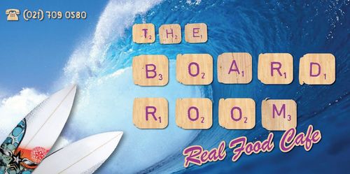 The Boardroom Real Food Café is a value for money restaurant which prides itself on serving sensational food. Telephone 021 709 0580