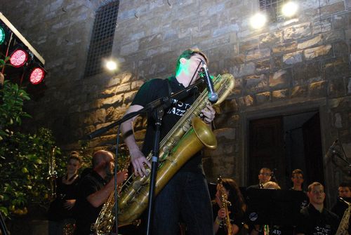 Teacher and amateur saxophonist.