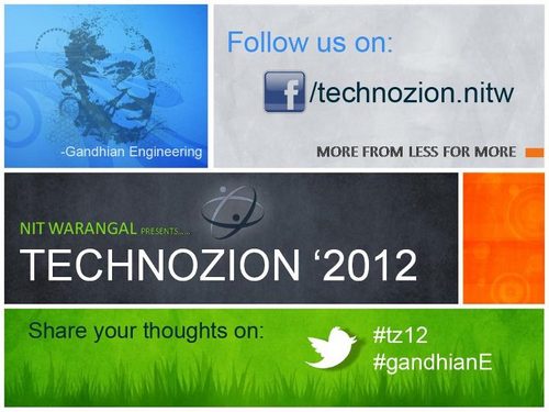 TECHNOZION is the National Level Technical Symposium of the NIT, Warangal, India. Technozion is the Largest Technical Festival in South India.